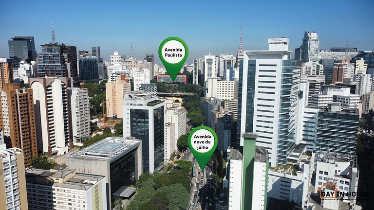 U_221 | Studio lindo próximo ao Hosp. Sírio Libanês 100mts