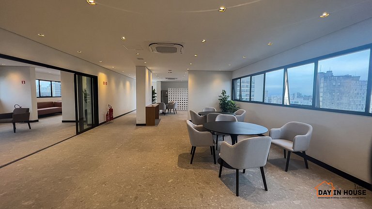U_221 | Studio lindo próximo ao Hosp. Sírio Libanês 100mts