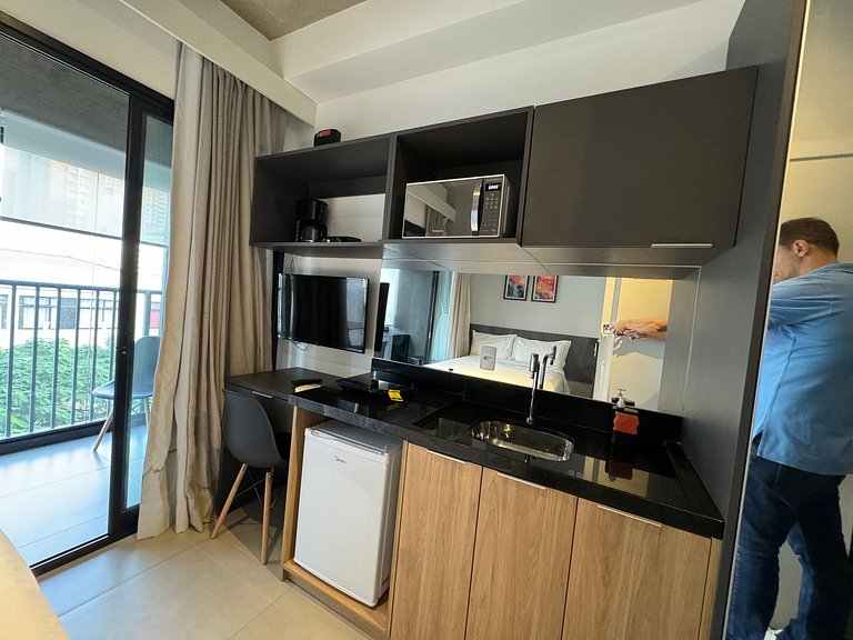 U_421 | Studio na Bela Vista próx ao Hospital Sírio Libanês