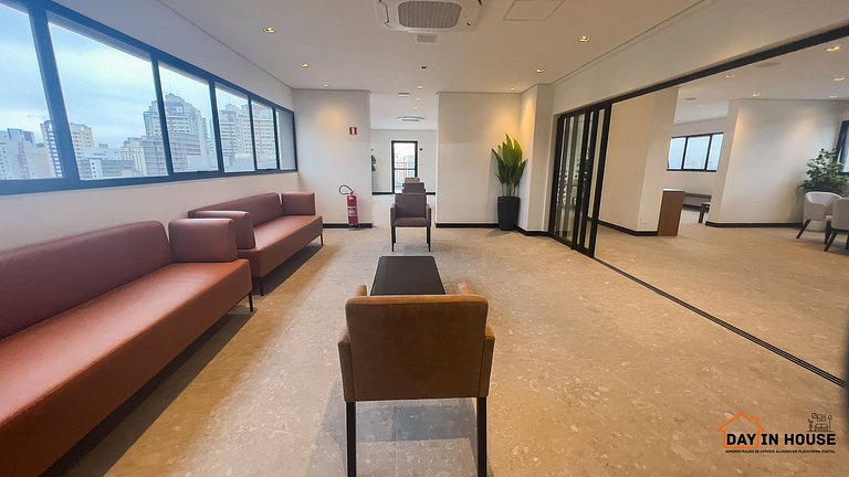 U_421 | Studio na Bela Vista próx ao Hospital Sírio Libanês