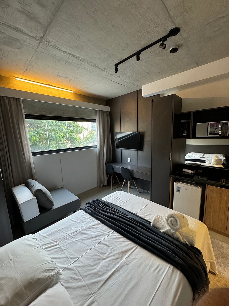 U_X | Studio lindo na Bela Vista próximo ao Hospital Sírio L
